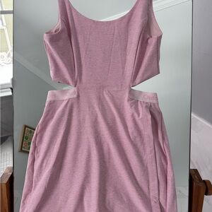 Outdoor Voices Pink Backless Dress